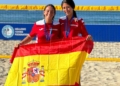 MedallaBronce MariaDaniela 3 Alcalá, Volpe y María Martínez logran medalla en el Europeo de tenis playa