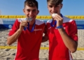 MedallaPlata AlcalaVolpe Alcalá, Volpe y María Martínez logran medalla en el Europeo de tenis playa
