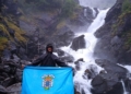 NORUEGA 2 José, el melillense que lleva la bandera de su ciudad hasta el Preikestolen de Noruega