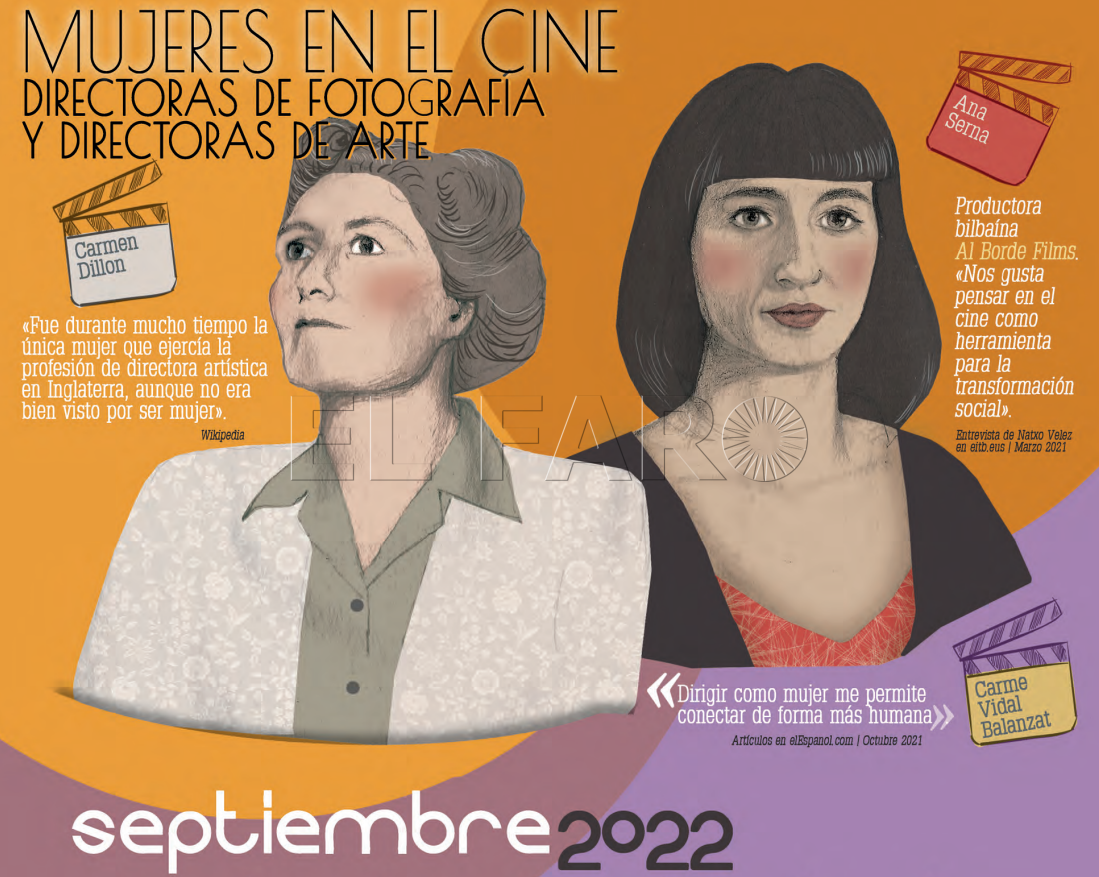 SATE-STEs lanza su calendario educativo dedicado a mujeres en el cine