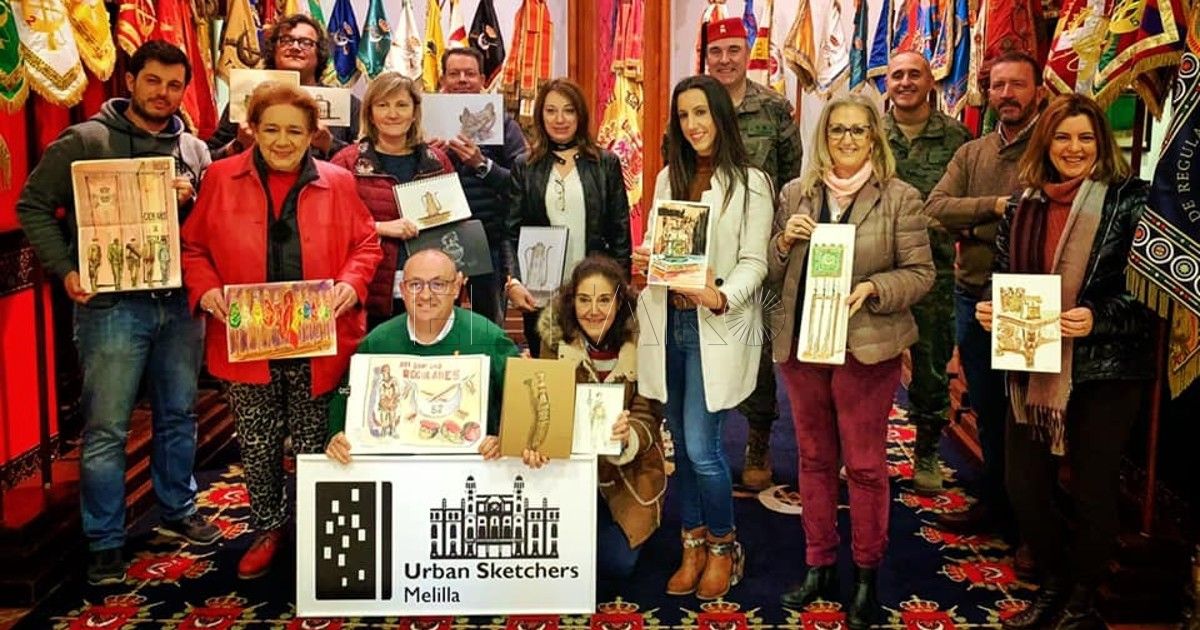 Urban Los Urban Sketchers de Melilla retoman su actividad este sábado