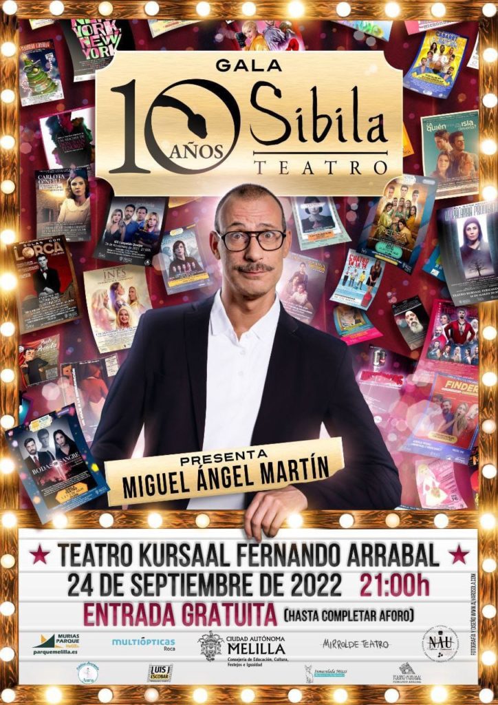 WhatsApp Image 2022 09 21 at 11.54.02 Miguel Ángel Martín presentará la gala de Sibila Teatro por su décimo aniversario