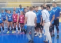 a 1 Rachid Bussian visita al Melilla Sport Capital masculino y femenino