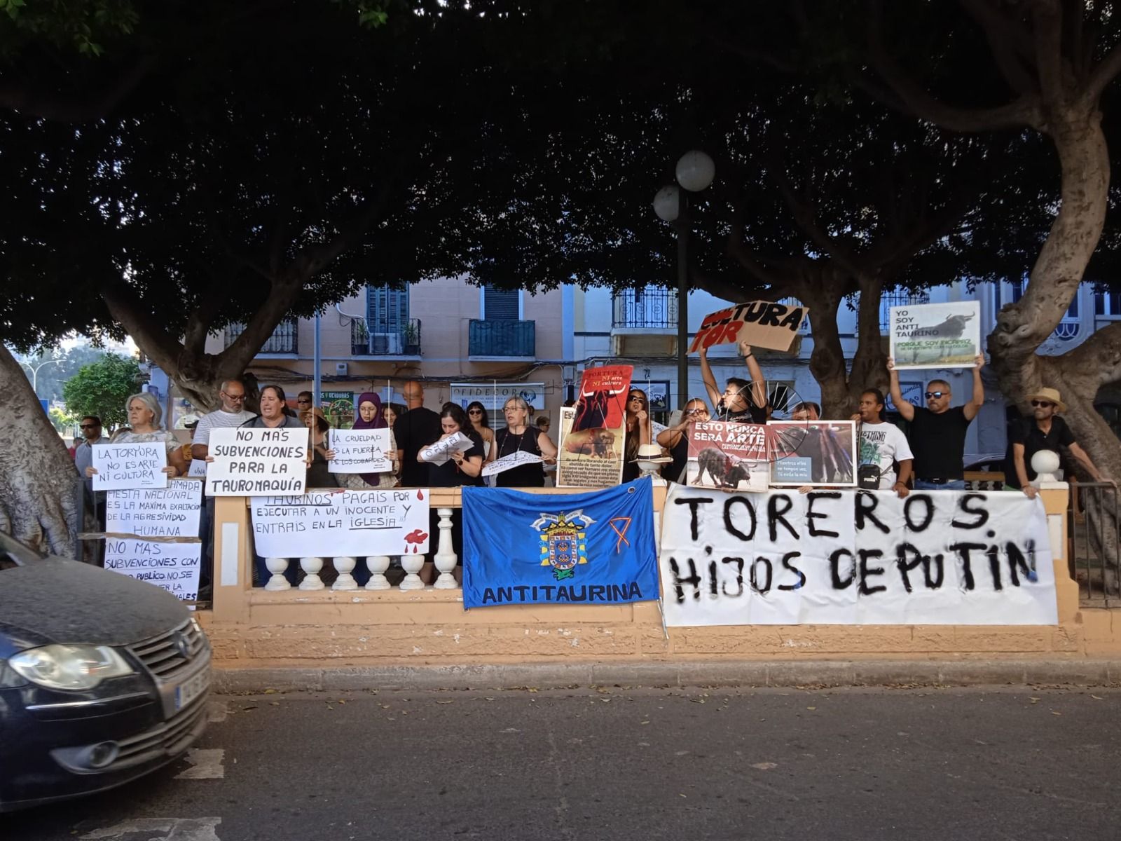 Podemos agradece el apoyo a la concentración antitaurina