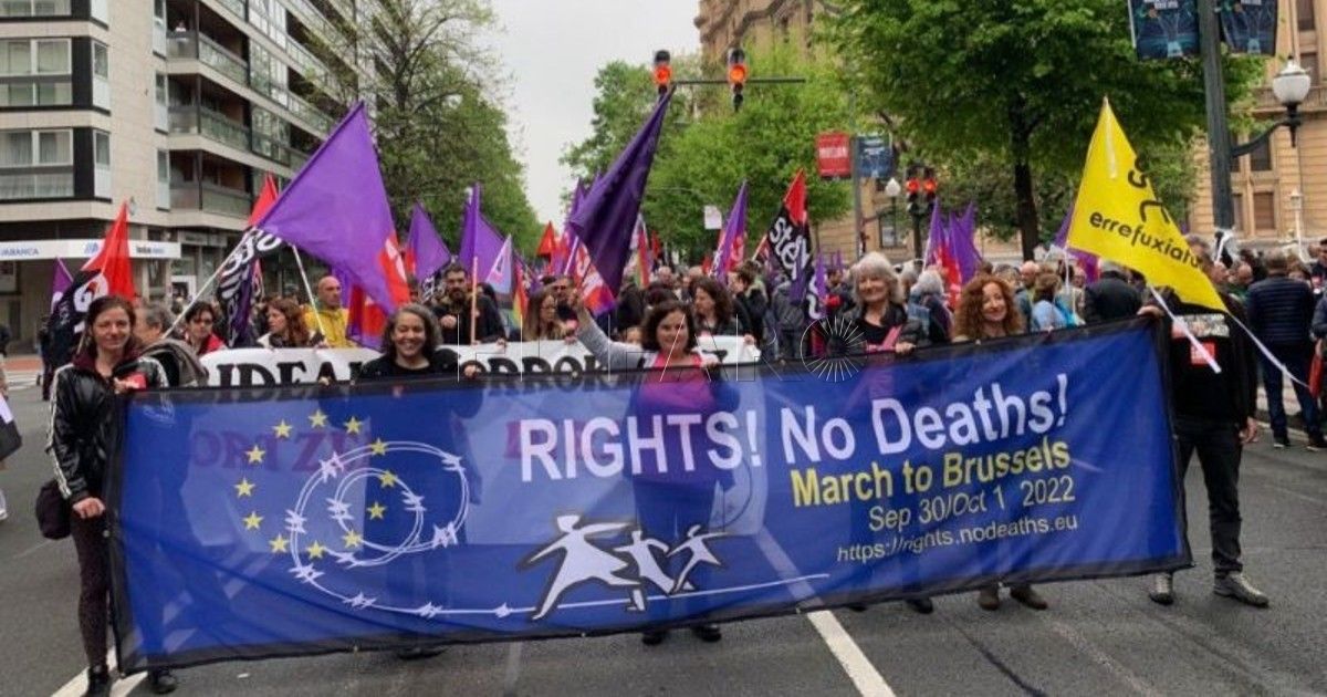 bruselas La Marcha a Bruselas denuncia las muertes en las fronteras de Europa