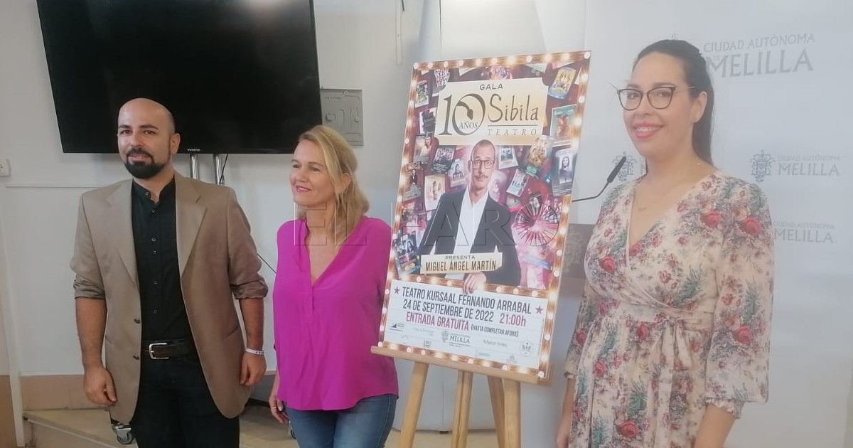 sibila teatro 10 años Miguel Ángel Martín presentará la gala de Sibila Teatro por su décimo aniversario