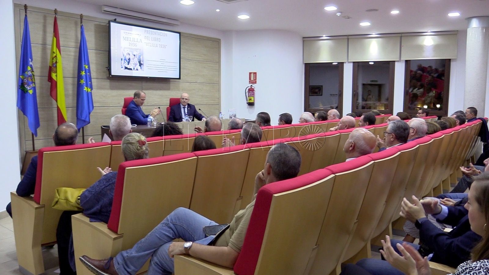 1 Luis María Cazorla presenta su novela "Melilla 1936", inspirada en el juez Joaquín María Polonio