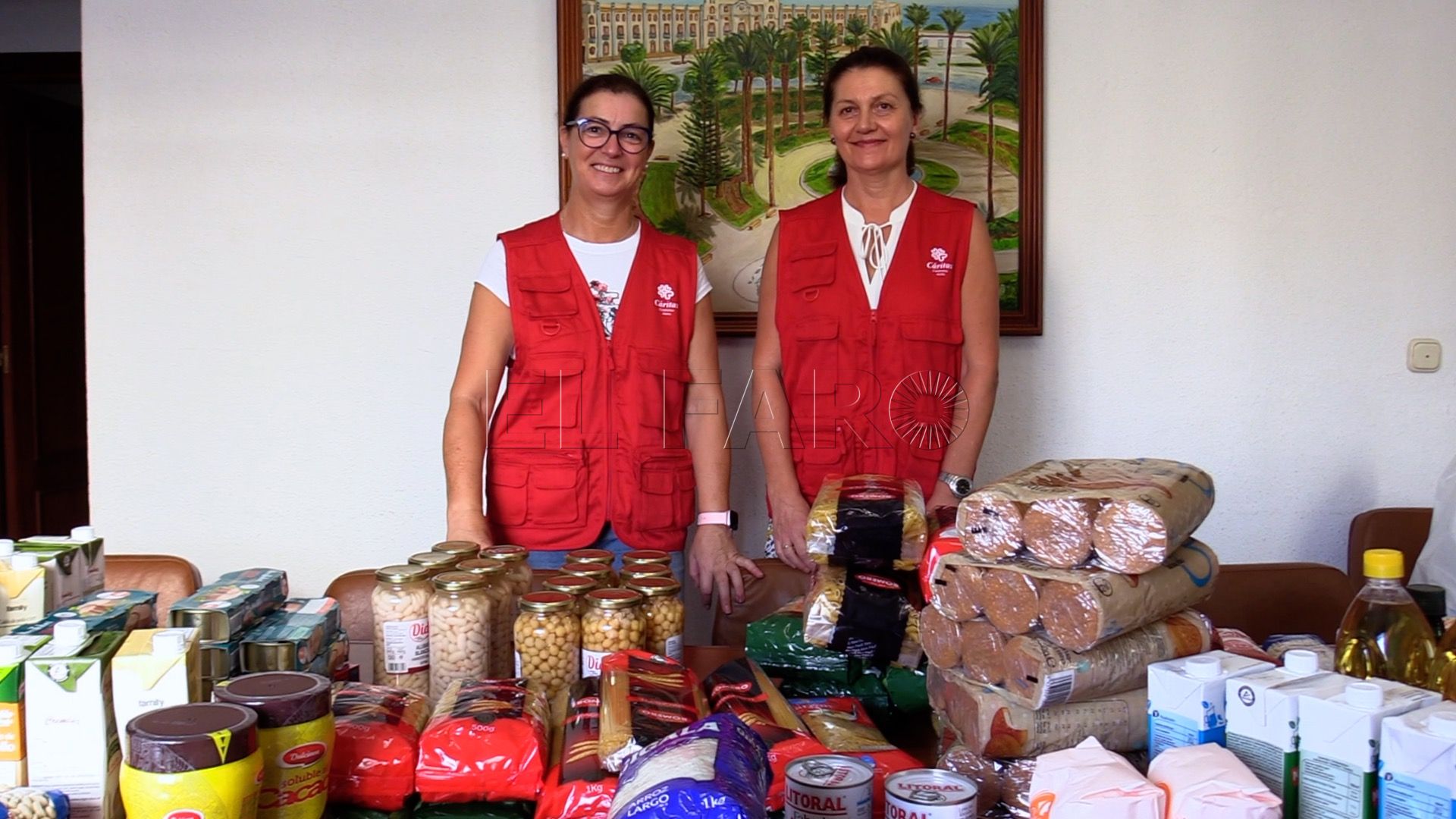 CARITAS Cáritas Castrense vuelve a tener la despensa llena