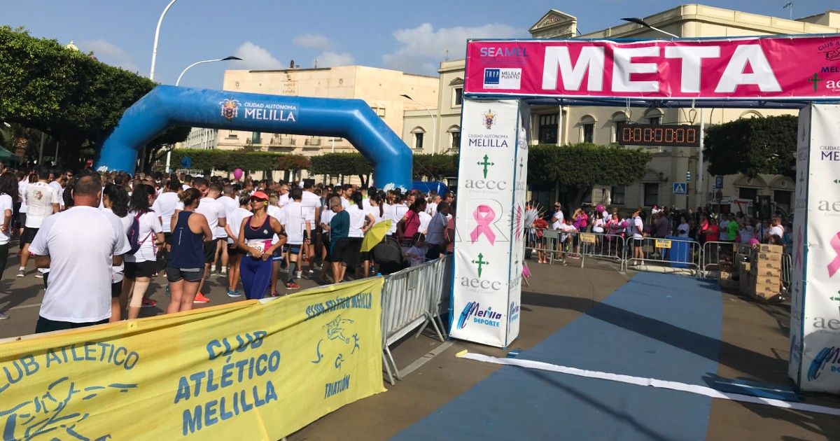Carrera contra el cáncer en Melilla. Imagen de archivo.
