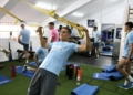 IMG 6513 Alberto Martín, jugador de la UD Melilla: “Todos tenemos que ser importantes”