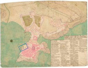 Imagen 2 El Centro de Historia y Cultura Militar de Melilla expone un plano original del Fuerte de San Antonio de la Marina