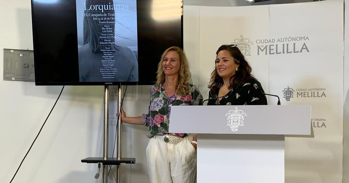 Lorquianas La IX Campaña de Teatro Escolar se estrena con la obra "Lorquianas" este miércoles en el Kursaal