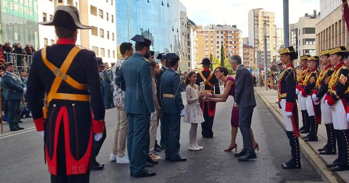 María Gámez en un acto reciente de la Guardia Civil La directora de Guardia Civil presidirá la celebración de la Virgen del Pilar en Melilla