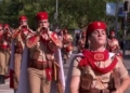 Regulares de Melilla, levantan expectación en el desfile por el Día de la Fiesta Nacional
