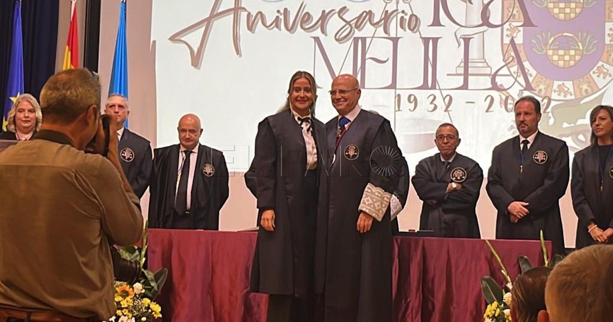 Sofía Acedo La senadora Sofía Acedo y el policía Luis Jiménez, entre los nuevos colegiados de la Abogacía melillense