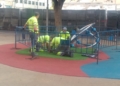 WhatsApp Image 2022 10 11 at 4.55.59 PM Medio Ambiente inicia las obras para vallar el parque infantil de Pedro Navarro