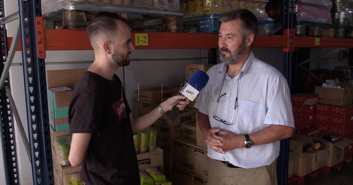 banco Pedro Paredes: "El Banco de Alimentos de Melilla está prácticamente vacío"