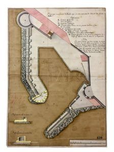 imagen 3 El Centro de Historia y Cultura Militar de Melilla expone un plano original del Fuerte de San Antonio de la Marina