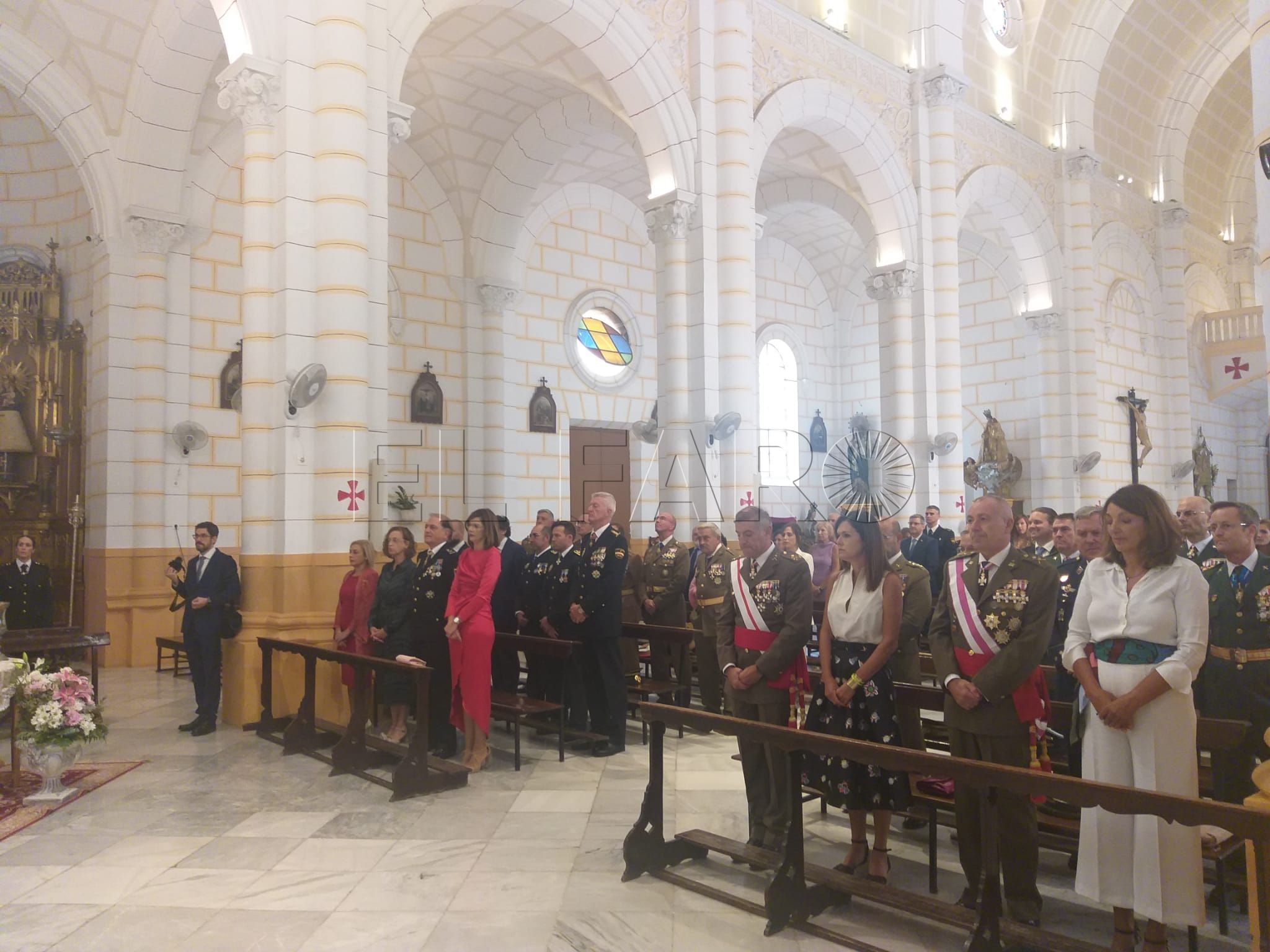 misa Misa en la Iglesia del Sagrado Corazón en honor al patrón de la Policía Nacional