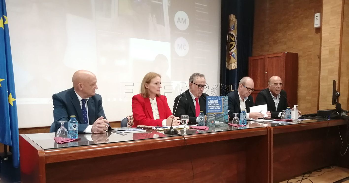 presentación informe europa recorte La consolidación de Melilla en Europa, "compatible" con unas relaciones fluidas con Marruecos