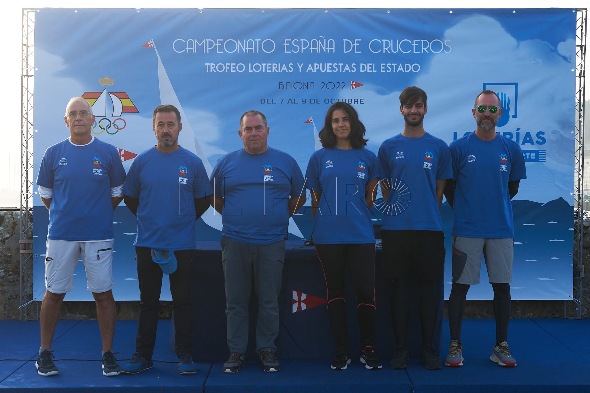 tripulación melillsne El Ciudad de Melilla Sport Capital, undécimo en el Campeonato de España de Cruceros