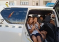 05 Interior vehículo oficial Alumnos y profesores del colegio Buen Consejo visitan la Comandancia de la Guardia Civil de Melilla