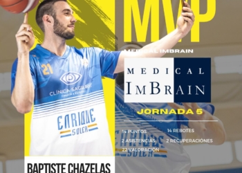 24D 1 3 El pívot francés Baptiste Chazelas se hace con el MVP ante el CB Jaén