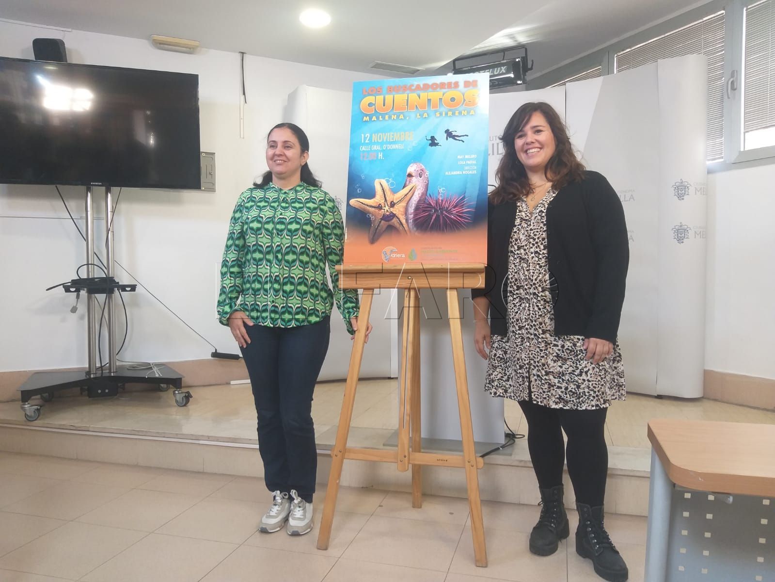 Medio Ambiente presenta la obra de la Vidriera 'Malena, la sirena', con un coste de 6.000 euros