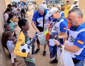 ACCION SOLIDARIA 2 Acción solidaria con los niños del desierto