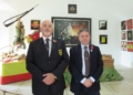 Andy Mortiner y Juanjo Florensa Noveno Encuentro de Veteranos de la Legión en el Tercio Gran Capitán de Melilla