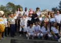 Pacientes y profesionales del centro de salud de Alfonso XIII realizan una caminata saludable