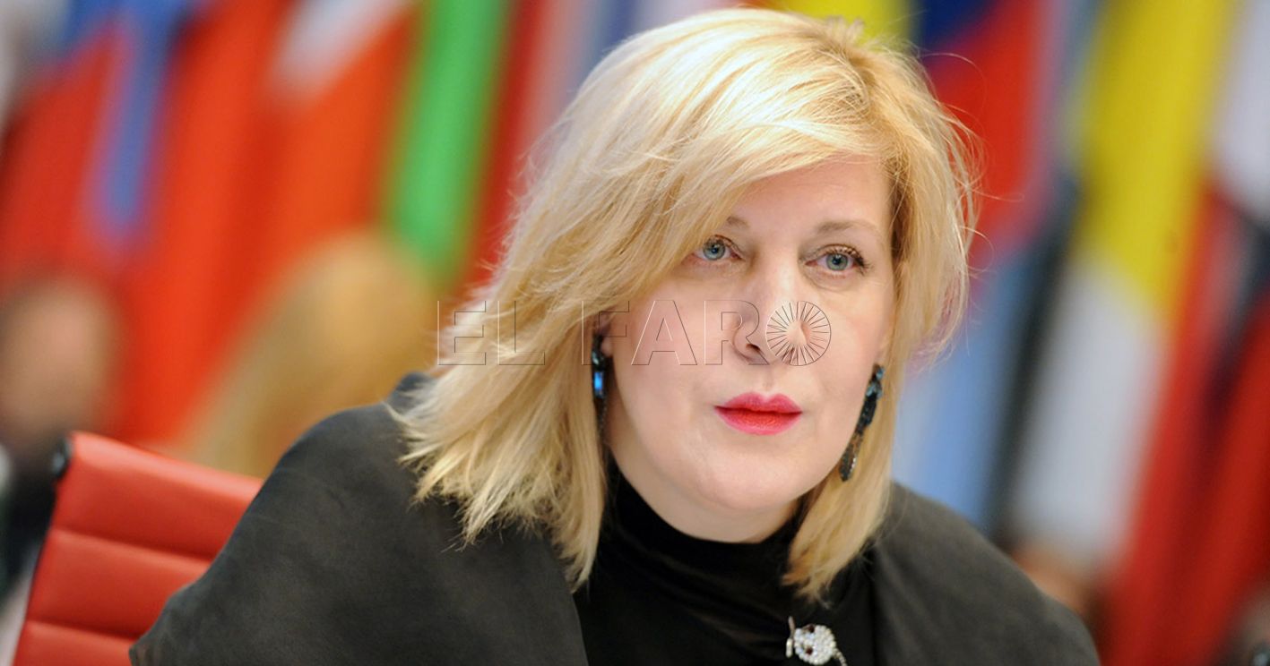 Dunja Mijatovic 002 recorte La comisaria europea de Derechos Humanos presenta este martes sus conclusiones preliminares sobre el 24J