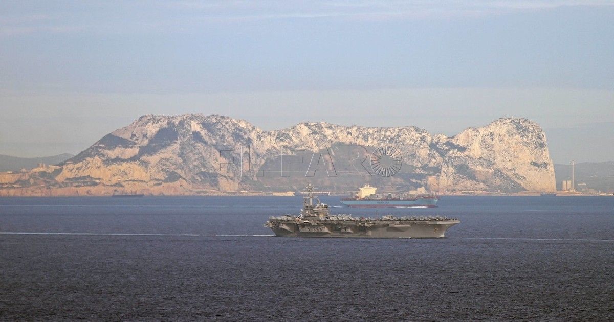 El 22Gerald Ford22 está considerado como el barco de guerra más grande del mundo EEUU y aliados inician operaciones en el Mediterráneo coincidiendo con maniobras de Rusia y Argelia en la frontera con Marruecos