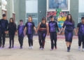 Foto 3 El alumnado de arte del IES Rusadir realiza una 'performance' contra la violencia de género