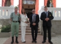 General Melchor J.Elvira Encarni Moreno Jflorensa Andy Mortimer Noveno Encuentro de Veteranos de la Legión en el Tercio Gran Capitán de Melilla