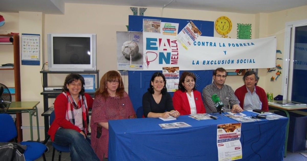 José Cabo junto a EAPN en los inicios en Melilla José Cabo, un hombre imprescindible