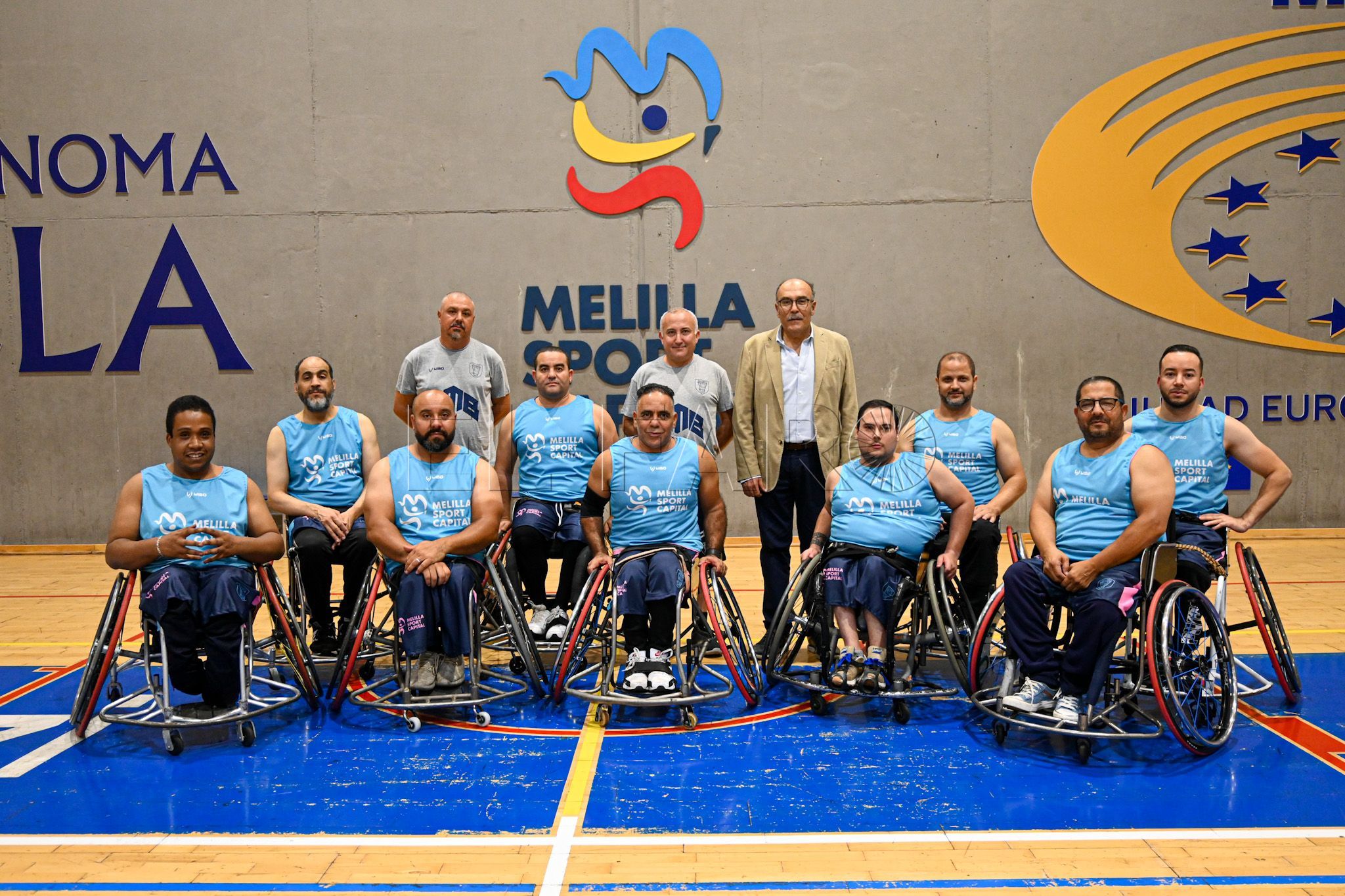 WhatsApp Image 2022 11 03 at 11.24.50 El Melilla BC en silla de ruedas inicia la pretemporada