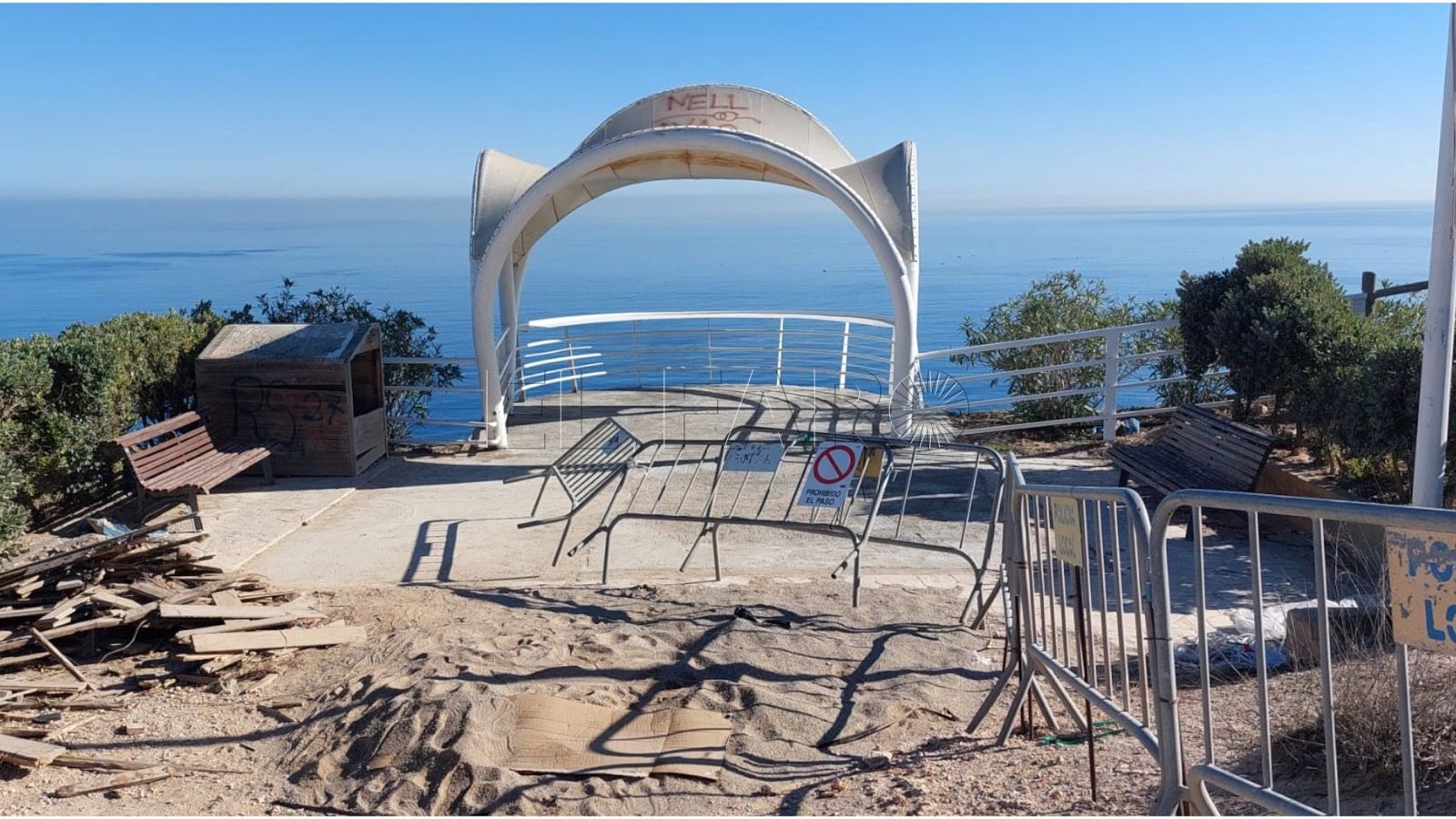El Mirador de Los Pinos, una zona en proceso de mejora