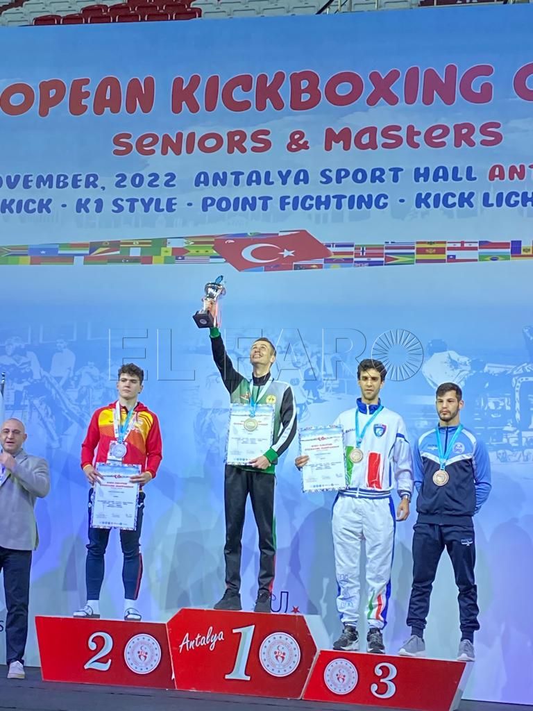 WhatsApp Image 2022 11 20 at 11.48.19 2 El melillense Anxo Vidal, medalla de plata en el Europeo de kickboxing