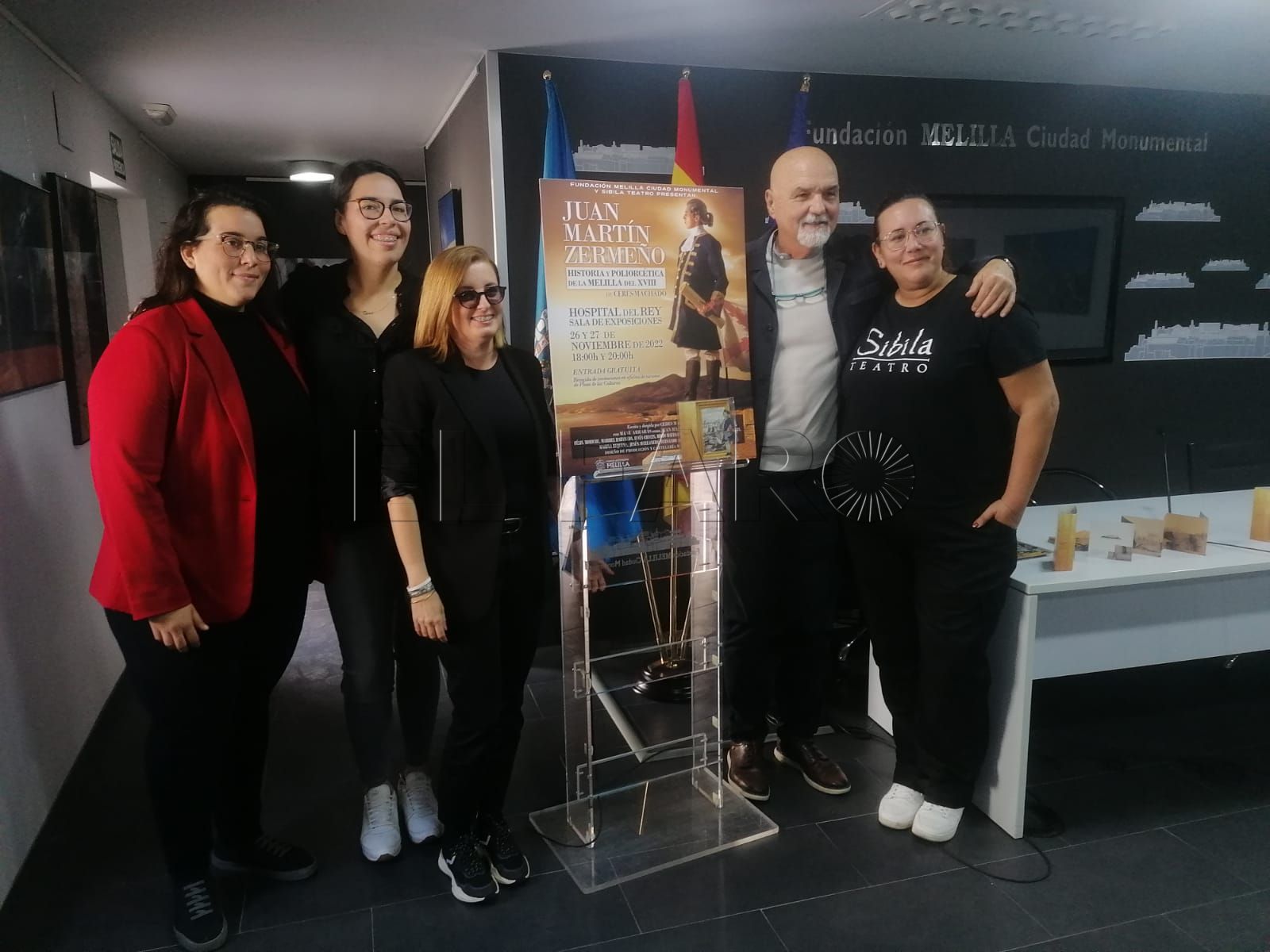 WhatsApp Image 2022 11 22 at 13.01.42 1 Melilla Monumental y Sibila Teatro presentan este fin de semana una apuesta teatral como broche al Año Zermeño
