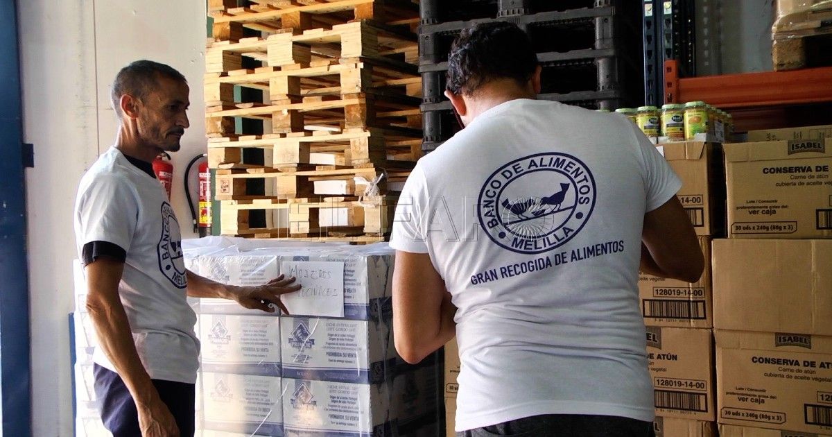 banco alimentos voluntarios gran recogida anual Melilla se vuelca con la Gran Recogida de Alimentos 2022