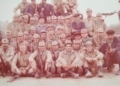 foto de familia de su Compañía Un camarero en el servicio militar en el año 1976