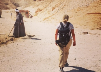 mateos egipto2 María Mateos, historiadora del arte: "Estar en Egipto es como estar en casa"