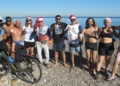 01 Grupo Senderistas los incansables Baño navideño en Horcas Coloradas