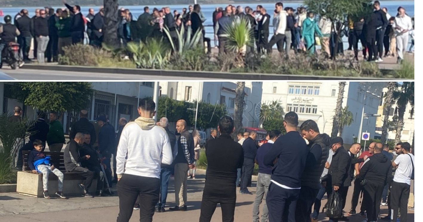 Fk5haEiWAAAMNSo recorte Más de 200 personas reclaman en Nador mayor agilidad en la frontera