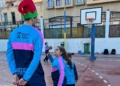 FkmxWoCXEAIIiqz La primera plantilla del Melilla Baloncesto visita a los equipos de cantera