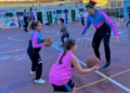 FkmxdvdXEAo BrI La primera plantilla del Melilla Baloncesto visita a los equipos de cantera
