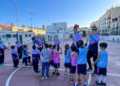 FkmxdvfXEA85pJj La primera plantilla del Melilla Baloncesto visita a los equipos de cantera