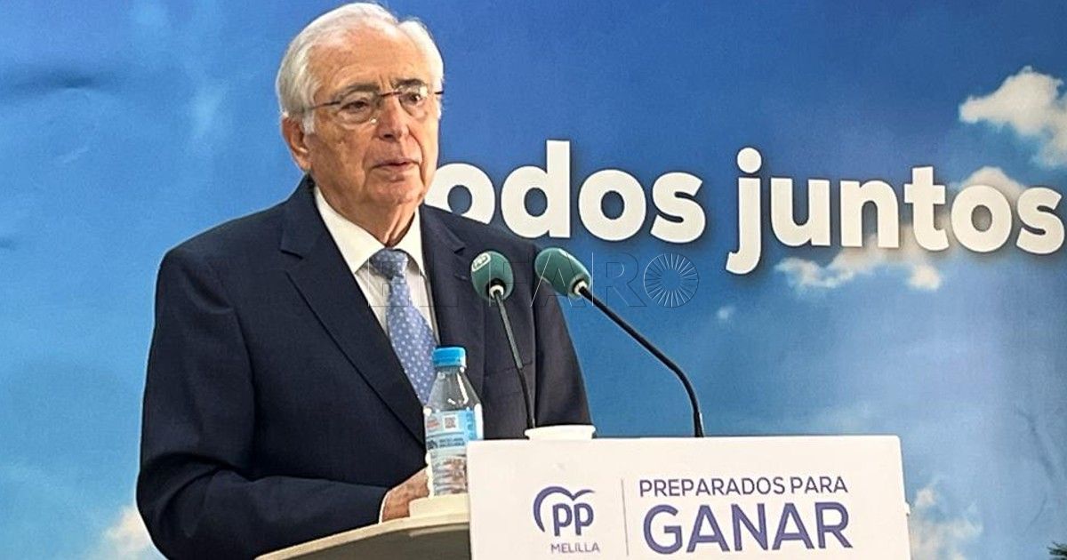 Imbroda en la rueda de prensa de este miércoles en la sede del PP de Melilla Balance de Imbroda de esta legislatura: "Melilla es la crónica de un disparate"