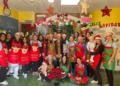 TRABAJADORAS DE LA EI SAN FRANCISCO DE ASIS La magia de la Navidad ha llegado a las escuelas infantiles de Melilla